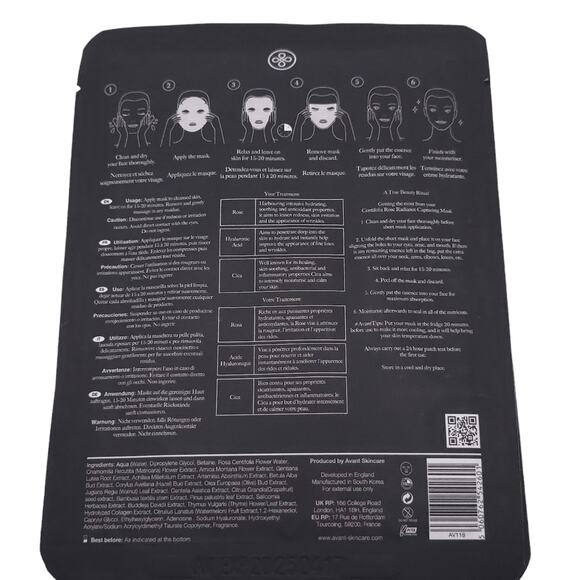 Avant Skincare Centifolia Rose Radiance Capturing Mask Set of 3 - Picture 4 of 5